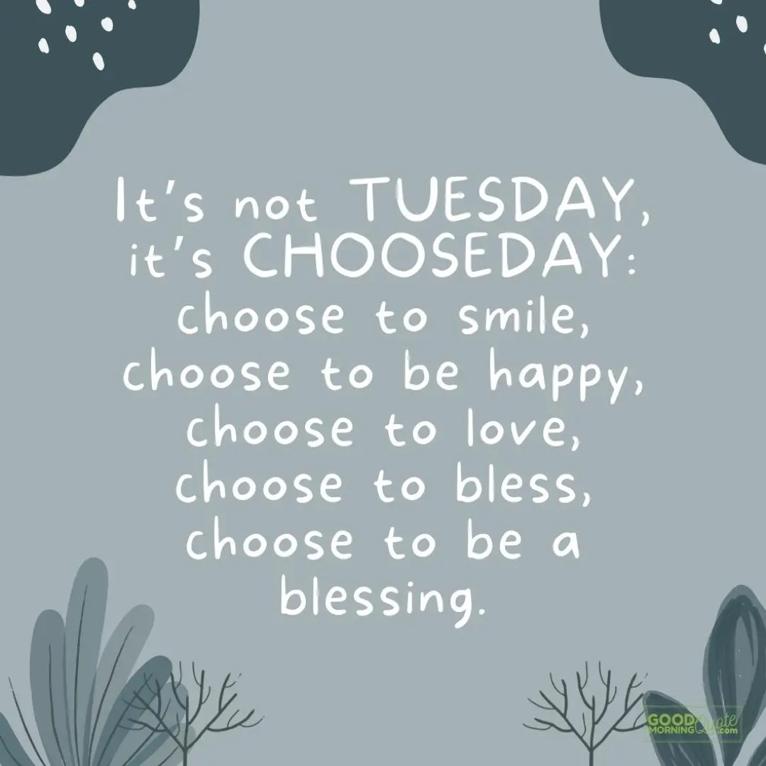 ChooseDay TuesDay field force contest creative: choose to smile, choose to be happy