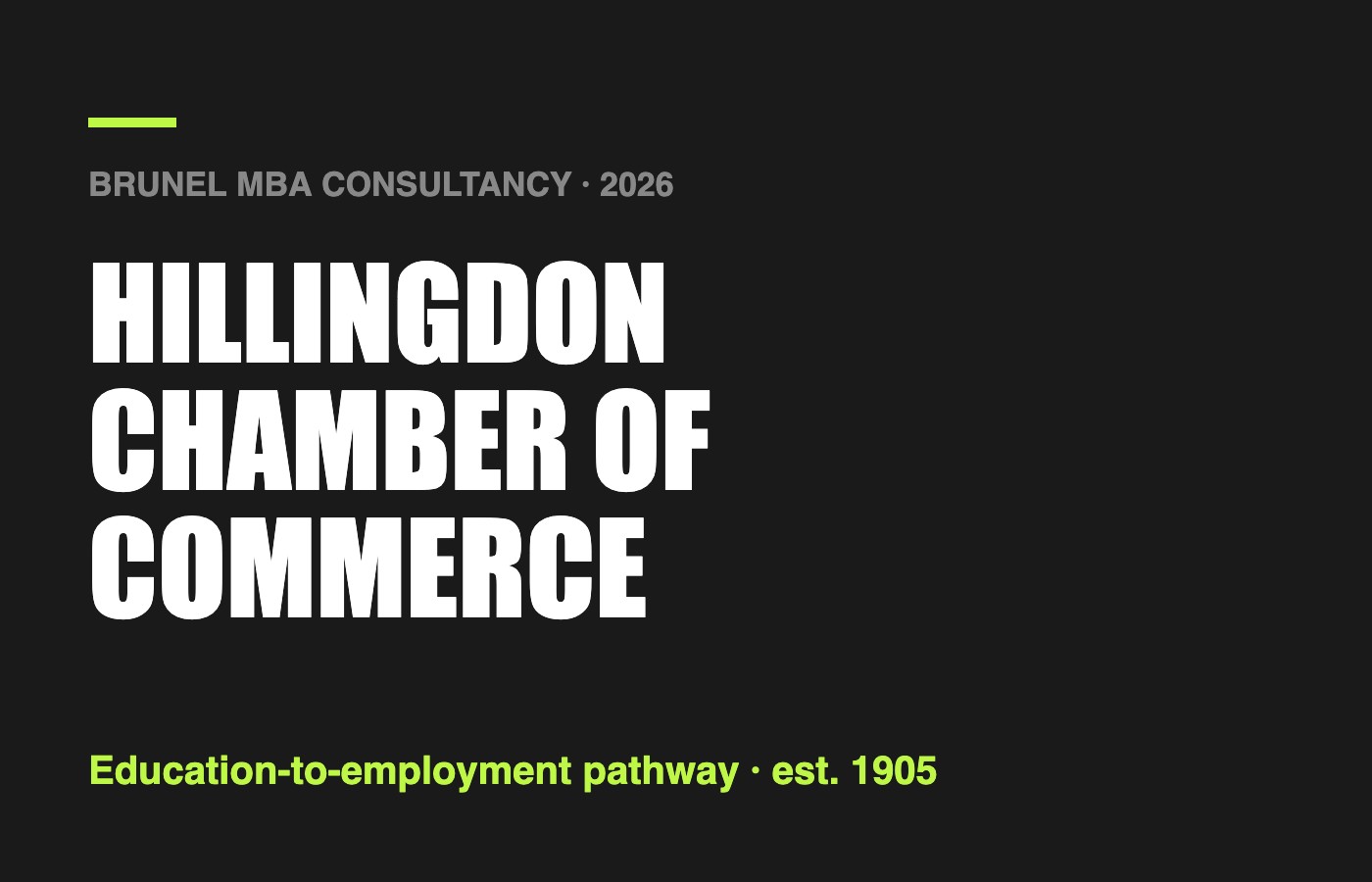 Hillingdon Chamber of Commerce