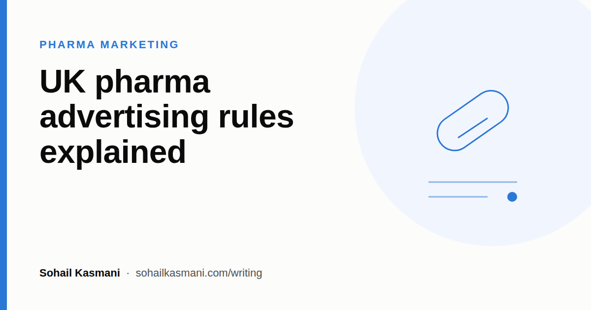 UK pharma advertising rules: the ABPI Code and MHRA explained