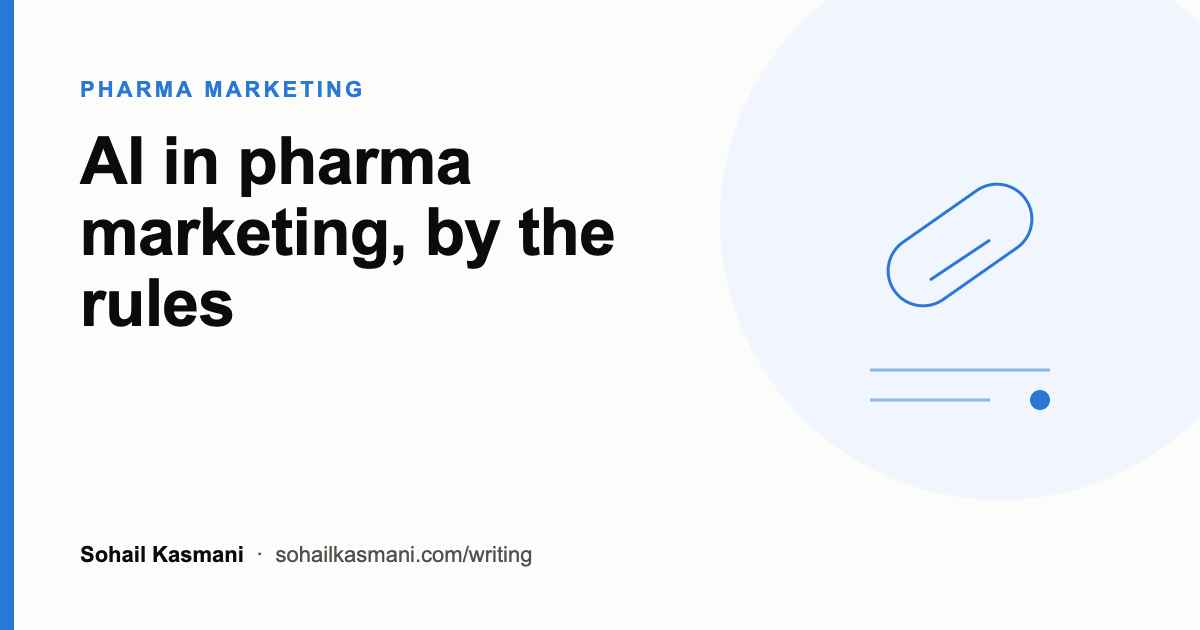 AI in pharma marketing: what it does and what UK rules allow