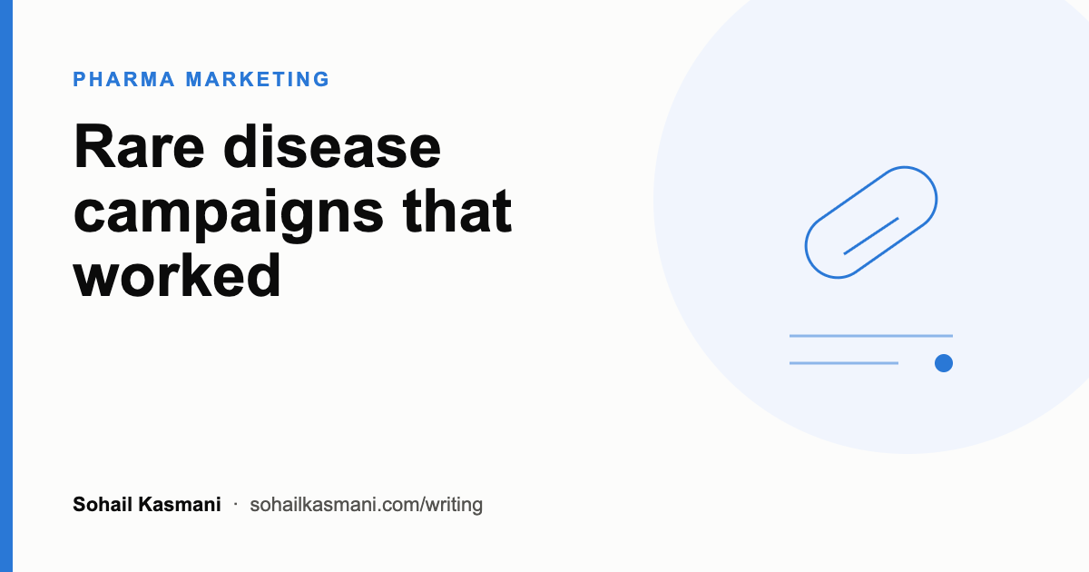 Rare disease pharma marketing: campaigns that worked, and why